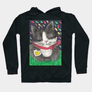 Jelly Bean cat tuxedo Hoodie